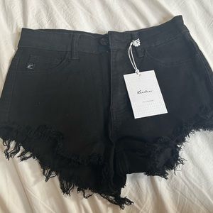 KanCan Black Jean Shorts